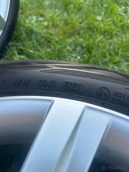ALU Kola ŠKODA 5x112 R18 PERSEUS ZÁNOVNÍ Pneu 225/45/18 - 9