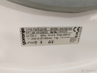 Set pračky + sušičky Gorenje na 7kg, po servisu se zárukou - 9
