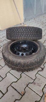 Pneumatika drapák r14 185/65 s plechové disky 5,5x14" 4x98 - 9