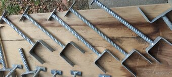 Železné sloupy 3m, Kotvy na pergoly - 9