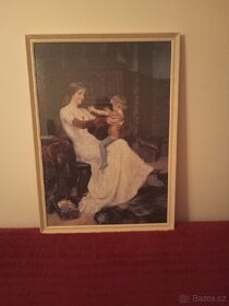 Obrazy Puzzle a šály na stůl - 9