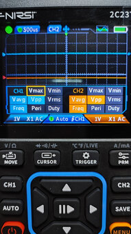 Osciloskop/multimetr/generátor FNIRSI 2C23T NOVÝ - 9