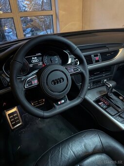 AUDI MULTIFUNKCNY VOLANT S AIRBAGOM A PADLAMI, červená niť - 9