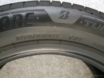 4x TÉMĚŘ NOVÉ 205/55 R17 Letní pneu Bridgestone Turanza 6 - 9