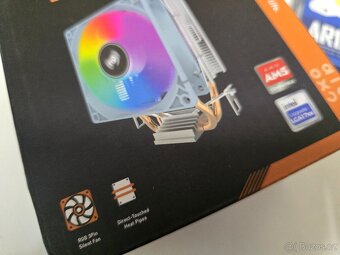 hladič procesoru ICE200Pro Air s RGB podsvícením + větrák - 9