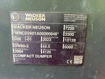 kolový dempr WACKER NEUSON DW60 - 9