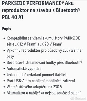 Aku reproduktor Bluetooth peformance - 9