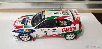 Toyota Corolla wrc 1:18 Autoart rarita rally detailní model - 9