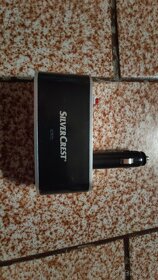 Trojzásuvka s USB do autozásuvky - 9