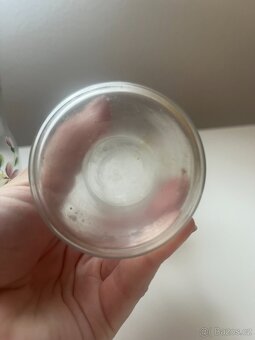 Starožitná malovaná sklenice, 2 ks - 9