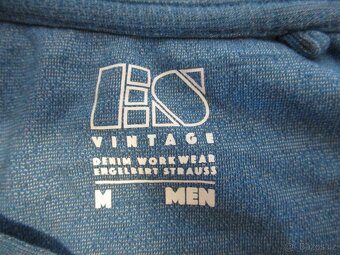 pánské triko STRAUSS VINTAGE M modré - 9