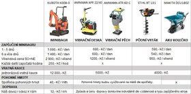 Pronájem minibagru-zemní a výkopové práce - 9