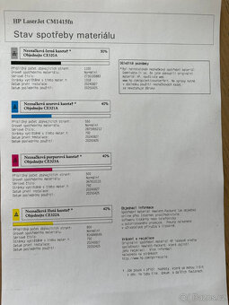 Barevná laserová tiskárna HP Color LaserJet Pro CM 1415Fn - 9