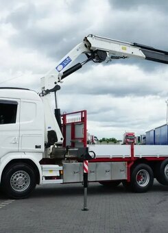 Scania G 490 - 6x2 - Valník + HR-HMF 3220 K7 - 9