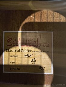 Prodám kytaru Strunal 3/4 4655 s obalem Ritter - 9