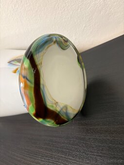 Autorské sklo - velká váza - 9