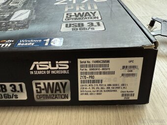 MB Asus Z170-PRO + i7-6700K + RAM 32GB - 9