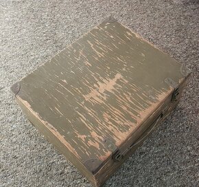 Vojenská dřevěná bedna 2x - 9