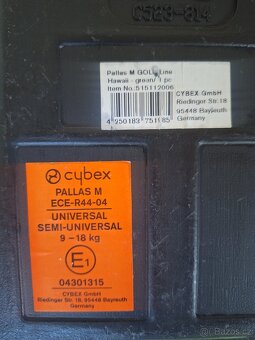 CYBEX Pallas M- GOLD LINE 9-36 Kg - 9