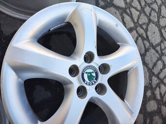 15"alu sada Antares 5x100 origo Škoda Fabia 2 Roomster Polo - 9
