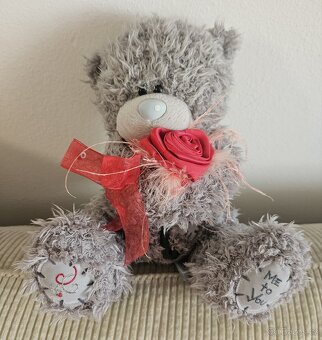 Plyšový medvídek Me to you s růží - 9