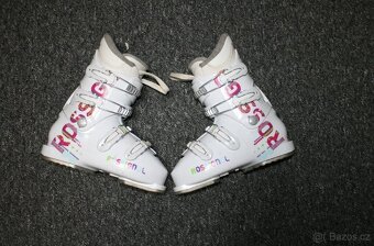 dívčí lyže Dynamic Elve 130 cm , lyžaky Rossignol - 9