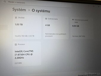 herní notebook Lenovo Legion - 9