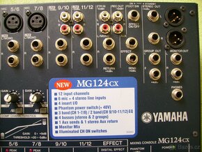 Prodám 12 kanálový mixpult Yamaha MG 124cx - 9