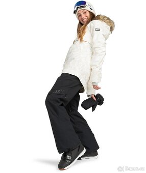 Roxy Rosewood snowboardové / lyžařské dámské černé kalhoty M - 9