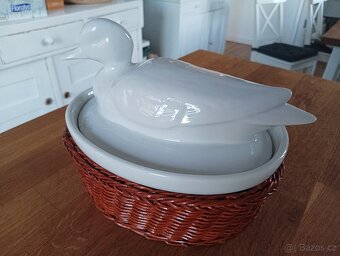 PORCELÁNOVÁ ZAPÉKACÍ TERINA KAČENKA FRANCIE - 9