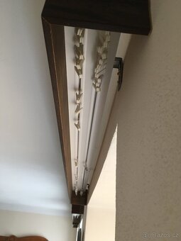 garnýž - dřevěná, 2 kolejnice s žabkami - 9