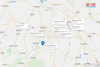 Prodej pozemku k bydlení, 5429 m², Krchleby - 9