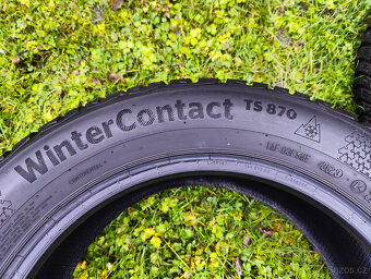 4x zimní pneu-sada 205/55 R16 Continental TS870, 8mm, TOP - 9