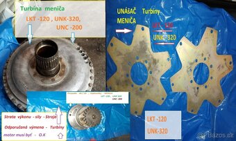 Kardany   a dily  UNK320  ,LKT 120  UNC201 - 9
