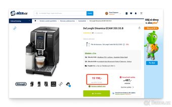 ❗️TOP: Kávovar De'Longhi Dinamica ECAM 350.55.SB - 9