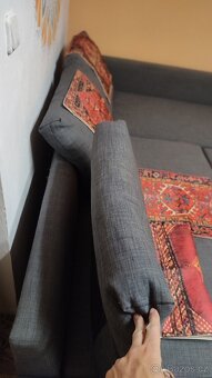 Rozkládací sedačka - postel z IKEA - 9
