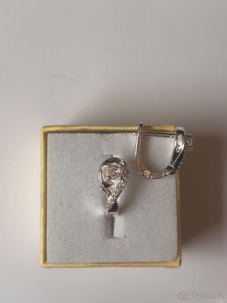 Nové stříbrné náušnice punc 925 - 9