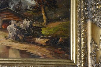 Obraz - V podhůří - olej na desce - 9