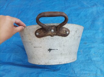 Hliníkový cedník, průměr 37 cm, značený - 9