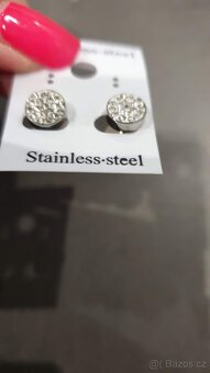 Náušnice-chirurgická ocel - 9