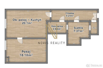 Prodej, byt, 2+kk 57 m², ul. Dominikánská - 9