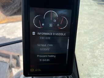 Kolový bagr Volvo EW160E – 2015 – 9.164mth - ENGCON - 9