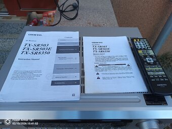 ONKYO TX-SR503E RECEIVER+CZ návod, dálka - 9