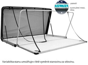 Střešní autostan pro 4 osoby skořepina,akční cena - 9