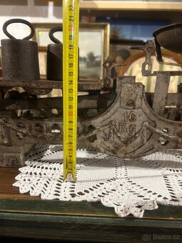 Staré litinové váhy RHEWA kouzlo dávných časů - 9