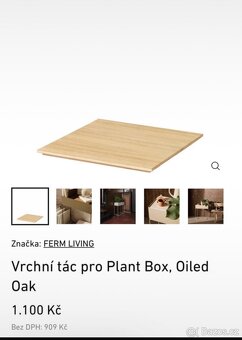 Ferm Living Stojan na květiny Plant Box Black - 9