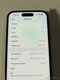 iPhone 14 pro Black Space 256GB - 9