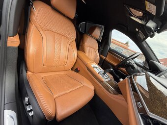 BMW 740XD 2018 M-PACKET / NAPPA / B&W / TAŽNÉ / LASER / TOP - 9