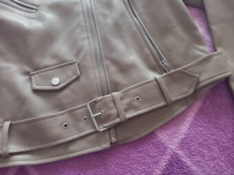 Béžová biker bunda vel. XXL - N.O.V.Á s visačkou - 9