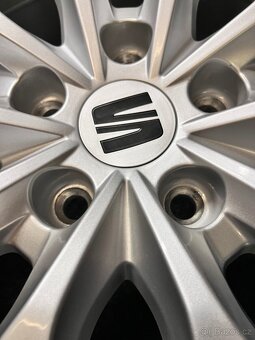 5x112 R17 Originál alu disky Seat LEON IV. - TOP STAV - 9